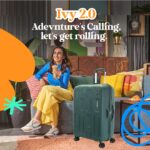 American Tourister Ivy 2.0 | Medium Size Check-in Trolley Bag (68 cm) | 360° 8 Wheel Travel Luggage | Hard Case Polypropylene (PP) Suitcase | Combination Lock | Dark Forest - Image 3