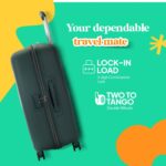 American Tourister Ivy 2.0 | Medium Size Check-in Trolley Bag (68 cm) | 360° 8 Wheel Travel Luggage | Hard Case Polypropylene (PP) Suitcase | Combination Lock | Dark Forest - Image 4