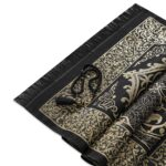 Alban Muslim Prayer Rug with Prayer Beads - Prayer Mat, Black, One Size - Image 4