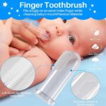Baby Healthcare and Grooming Kit, Baby Safety Set Baby Comb, Brush, Finger Toothbrush, Nail Clippers, Scissors, Nasal Aspirator, Baby Essentials Nursery Care Kit - Image 5