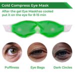 5 in 1 Skincare Combo Kit, Ice Roller, Cooling Eye Mask, Facial Cleansing Brush, Hair Scalp Massager and Ice Mold Cup, for Men and Women - Image 3