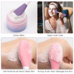 5 in 1 Skincare Combo Kit, Ice Roller, Cooling Eye Mask, Facial Cleansing Brush, Hair Scalp Massager and Ice Mold Cup, for Men and Women - Image 5