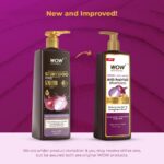 WOW Skin Science Onion + Collagen Anti-Hairfall Shampoo| Controls Hair fall | Helps Strengthen Hair | No Sulphate No Paraben | For Men & Women - 1ltr - Image 3