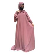 Firdous Fabric Plain & Simple Design Burqa NO DUPATTA - Free Size (Fits Up to 60kg Body Weight) - Modest Wear - Image 3