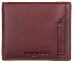 amazon basics Mens Leather Wallet|Sleek Minimalist Design|Leather|Secure Storage|Compact & Stylish|Essential Daily Accessory, Brown - Image 3