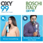 OXY99 Portable Pack of 3 Oxygen can with mask (ING. BOSCHI Italy) - Image 5