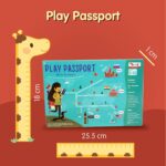 CocoMoco Kids Play Passport for Kids, Geography Educational Toy Activity Kit with Reusable Stickers and World Map, Return Gift for Kids Ages 4-11 Year olds - Image 9