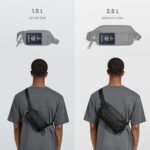 tomtoc 3.5L Sling Bag with RFID Blocking, Crossbody Bag Chest Shoulder Pack for Men and Women, Water-resistant Lightweight Casual Waist Fanny Pack for Travel/Daily Use - Image 3