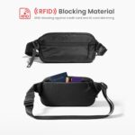 tomtoc 3.5L Sling Bag with RFID Blocking, Crossbody Bag Chest Shoulder Pack for Men and Women, Water-resistant Lightweight Casual Waist Fanny Pack for Travel/Daily Use - Image 5
