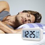 Lamisola Digital Alarm Clock for Heavy Sleepers, Digital Clock Table Clock for Study Table, Students, Office | Alarm Clock for Bedroom with Loud Sound, Automatic Sensor,Date & Temperature (White) - Image 5