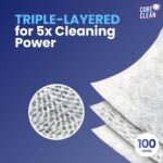 Disinfecting Surface Wipes, Disinfectant Multi Purpose Wet Wipes for Sanitizing Surfaces, 100 Pulls, Lemon-Lavender, Pack of 2 - Image 5
