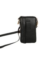 CHIMERA Original Leather Mobile Cross Body Sling Bag | Waist Pouch | Up to 6 Inches Mobile Phone for Men & Women (Black) - Image 4