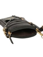 CHIMERA Original Leather Mobile Cross Body Sling Bag | Waist Pouch | Up to 6 Inches Mobile Phone for Men & Women (Black) - Image 6