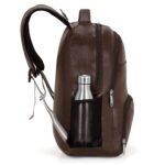 Premium Vegan Leather Backpack with Anti-Theft Pocket, Breathable Air-Mesh, 30L Storage Volume, Professional and Casual Use - Image 3