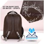 Premium Vegan Leather Backpack with Anti-Theft Pocket, Breathable Air-Mesh, 30L Storage Volume, Professional and Casual Use - Image 9