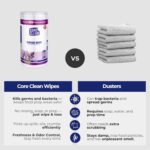 Disinfecting Surface Wipes, Disinfectant Multi Purpose Wet Wipes for Sanitizing Surfaces, 100 Pulls, Lavender, Pack of 1 - Image 3