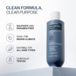 Bare Anatomy Anti-Hair Fall Shampoo | Provides 5x Hair Fall Control | pH 4.6 | Adenosine & Peptides | Strengthens Weak Roots & Reduces Breakage | Sulphate & Paraben Free | Unisex | 250ml - Image 7