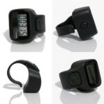 Digital Ring Counter, LCD Display, Finger Tally Clicker, Compact Wearable Design (Pack of 1) (Black) - Image 3