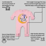 ARVESA My First Eid Baby Jumpsuit for Baby Boy and Baby Girl Cotton 0–12 Months Design No 2125 My First Eid - Image 4