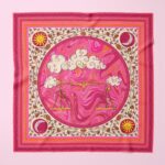 ULOS Women's Zodiac Signs Print Satin Scarf - Neck Scarf (Square) (22"x22") (12 Designs) - Image 4