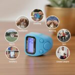 Mini Digital Tasbeeh Counter Finger Ring 5 Digit LED Clicker for Prayer, Zikr Silent Portable Counter for Home Temple Mosque & Study Use - Image 5