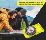 Orienteering Compass - Hiking Backpacking Compass - Advanced Scout Compass for Camping and Navigation - Boy Scout Compass for Kids - Professional Field Compass for Map Reading - Best Survival Gifts - Image 6