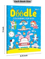 Doodle Colouring for kids - Blue Edition : Kids Colouring book, Colouring book for Toddlers, Fun learning colouring book, Colouring book for young learners - Image 3