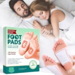Herbal And Gentle Ingredient Detox Foot Pads (10 pieces), Natural Ingredients for Sleep Aid, Pain Relief, Toxin Removal with Bamboo Vinegar and Acupoint Micro-Massage Technology (White) (Pack Of 1) - Image 5