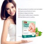 Herbal And Gentle Ingredient Detox Foot Pads (10 pieces), Natural Ingredients for Sleep Aid, Pain Relief, Toxin Removal with Bamboo Vinegar and Acupoint Micro-Massage Technology (White) (Pack Of 1) - Image 6
