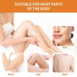 Orange Whitening Exfoliating Brightening Gel for Face and Body, with Vitamin C, Moisturising, Deep Cleansing, Brightening Scrub - Image 5