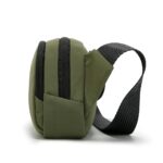 Red Lemon BANGE Sling & Waist Bag for Men & Women | Water-Resistant Travel Crossbody Pouch | Multi-Compartment Organizer for Mobile, Passport, Power Bank & Accessories | Lightweight Daily Bag (Green) - Image 4