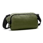 Red Lemon BANGE Sling & Waist Bag for Men & Women | Water-Resistant Travel Crossbody Pouch | Multi-Compartment Organizer for Mobile, Passport, Power Bank & Accessories | Lightweight Daily Bag (Green) - Image 5