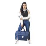 M MEDLER Kwid Polyester 32.5litres Waterproof Duffle Bag - Luggage Bag - (Navy Blue) - Image 5