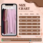 Umbrella Abaya with Elasticated Cuffs Made in Nida Matte Fabric - Simple Umbrella style Burqa for Women and Girls - Image 6