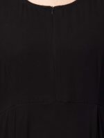 Umbrella Abaya with Elasticated Cuffs Made in Nida Matte Fabric - Simple Umbrella style Burqa for Women and Girls - Image 7