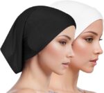 Under Scarf, Hijab Cap, Head Wraps Headgear Hijab Inner Cap/Hijab Tube/Dreadlocks Tube Neck Gaiter & Neck Warmer/Under Scarf/Hijab/Tube Bonnet Bone Bandana - Image 3