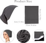 Under Scarf, Hijab Cap, Head Wraps Headgear Hijab Inner Cap/Hijab Tube/Dreadlocks Tube Neck Gaiter & Neck Warmer/Under Scarf/Hijab/Tube Bonnet Bone Bandana - Image 4