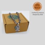 Karungali Malai 8mm Certified with Divine Lord Murugan Pendant Silver Plated Original | 54 Beads Authentic Black Ebony Wood Mala with German Silver Cap for Men & Women | Spiritual Protection, Energy Balance & Daily Pooja Wear – 1 Piece - Image 3