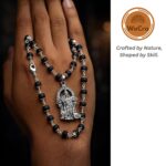 Karungali Malai 8mm Certified with Divine Lord Murugan Pendant Silver Plated Original | 54 Beads Authentic Black Ebony Wood Mala with German Silver Cap for Men & Women | Spiritual Protection, Energy Balance & Daily Pooja Wear – 1 Piece - Image 9