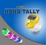 Digital Finger Tally Counter for Prayer, Tasbeeh, Meditation & Exercise – LED Display Hand Clicker Counter with Adjustable Finger Ring and Reset Button (3 Qty, Multicolor, Plastic) - Image 3