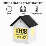 HOME SKILL ® House-Shaped Digital Alarm Clock with Week,Date,Days-Month,Temperature Display,Compact Desk Table Clock for Students,Office,Bedroom,Living Room,Corporate Use (Luminous House Clock) - Image 7