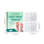 100% Herbal And Gentle Ingredient Detox Foot Pads, 20 Pieces, Natural Ingredients for Sleep Aid, Pain Relief, Toxin Removal with Bamboo Vinegar and Acupoint Micro-Massage Technology (Free Size, 2, count) - Image 8