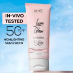 RENEE Lumi Glow Highlighting Sunscreen with SPF 50 | In-Vivo Tested | With Niacinamide & Hyaluronic Acid | Lightweight & Non-Sticky | No White Cast | Protects against UVA-UVB | Radiant Finish | 50g - Image 8