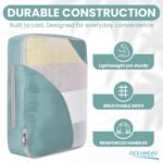OCEANEVO Set of 10 Pcs Packing Cubes for Travel | Includes Luggage Tag and Toothbrush Holder | Suitcase Organizer for Travelling for Clothes, Shoes and Lingerie | Model 3.0 - Sky Blue-1 Year Warranty - Image 4