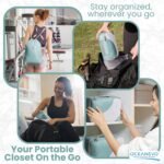 OCEANEVO Set of 10 Pcs Packing Cubes for Travel | Includes Luggage Tag and Toothbrush Holder | Suitcase Organizer for Travelling for Clothes, Shoes and Lingerie | Model 3.0 - Sky Blue-1 Year Warranty - Image 6