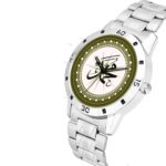 Analog Round Islamic Muslim Dial Muhammad Design Stylish Strap Classic Design Fancy Wrist Watch for Men and Boys, Pack of 1 - Muhammad-AVO-SIL - Image 3