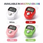 Digital Tally Counter Finger Ring | Electronic LCD Tasbeeh & Jap Mala Counter | Portable Handheld Digit Clicker Machine for Meditation, Sports & Inventory | Multicolor (Plastic, Pack of 5) - Image 5