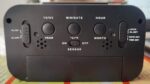Ajanta Quartz Plastic Digital Alarm and Table clock, (13 x 8 x 4 cm, Black ODC 210) - Image 4