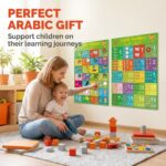 Arabic Alphabet Number Poster for Kids Arabic Alphabet Flash Cards with English Transliteration for Toddlers Kids Preschool & Kindergarten Classrooms - Image 7