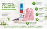 Varenza Moisturising Gel Heel Socks with Cracked Heel Repair Foot Cream | Deep Hydration for Dry, Cracked Heels | Overnight Foot Care for Soft & Smooth Feet (Multicolor) - Image 4